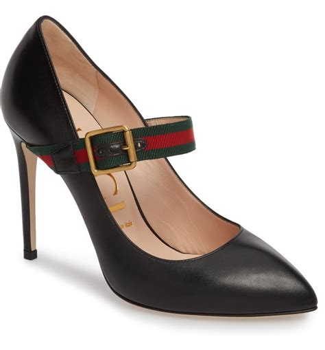 gucci mary jane pumps brown|Gucci mary jane pumps.